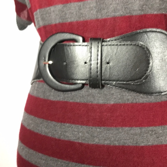 Plus Size top belt knit crop dress/long shirt NWT - Picture 2 of 6